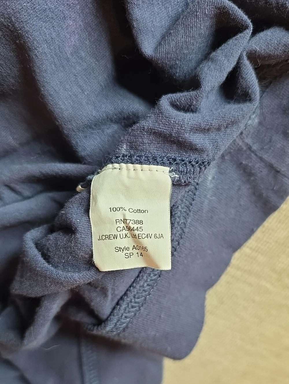 J.Crew Cotton L/S T Shirt Med